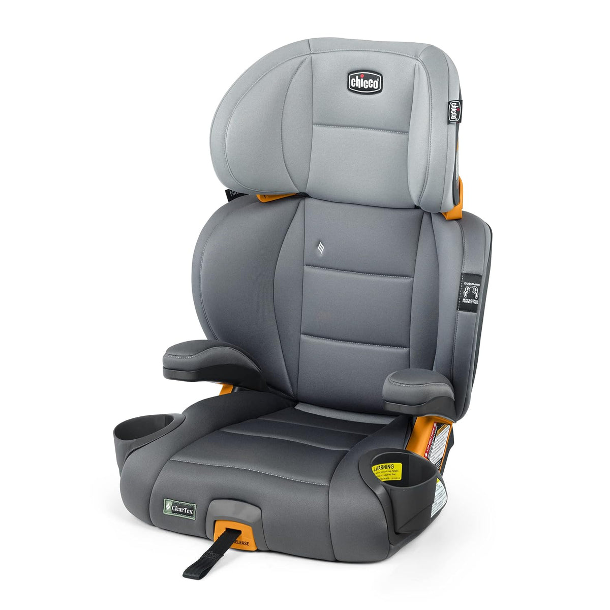 Chicco KidFit ClearTex Plus 2-in-1 Belt-Positioning Booster Car Seat