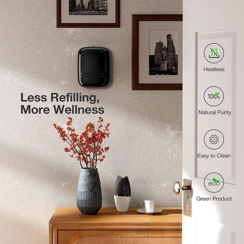 Airversa ANW Smart Waterless Diffuser Starter Kit for Room, Black