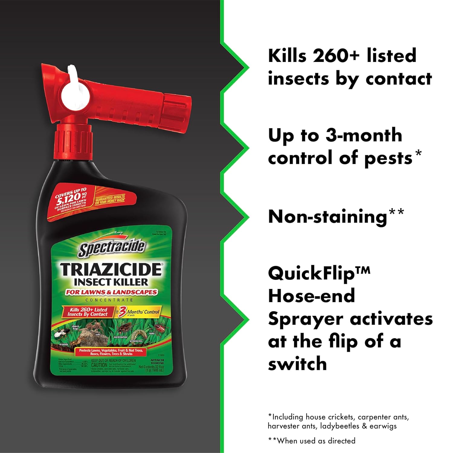 Spectracide Triazicide Insect Killer for Lawns & Landscapes 32 Oz