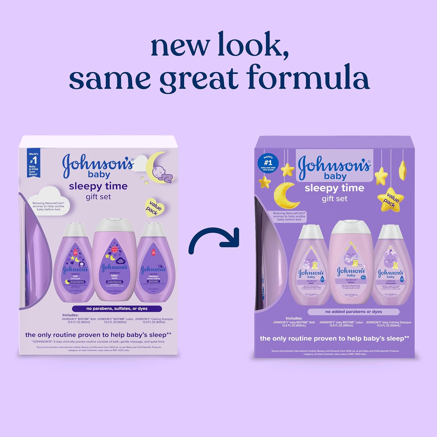 Johnson's Baby Sleepy Time Gift Set, 3 Items