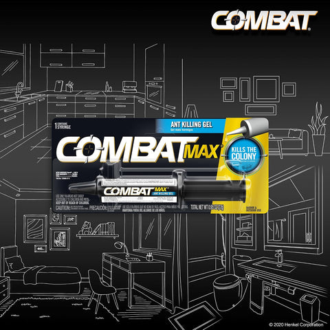 Combat Ant Killing Gel, Indoor and Outdoor Use, 27 Gram, Fast-Acting