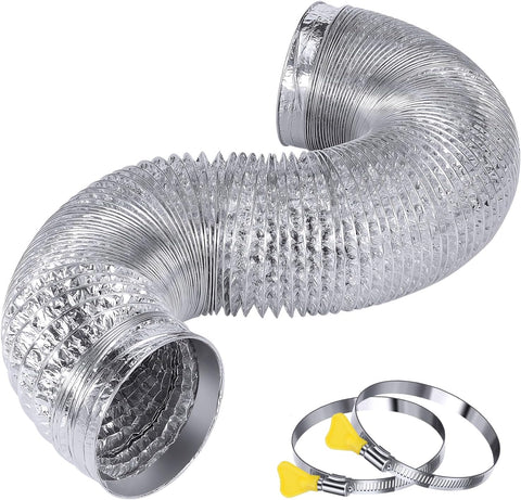 Heavy Duty 4"Flexible Dryer Vent Exhaust Duct Hose 6 Feet