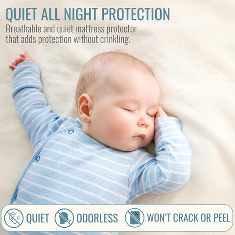 DMI Waterproof Mattress Protector and Mattress Cover, Encased Zippered Fit, Full, Packaging may vary