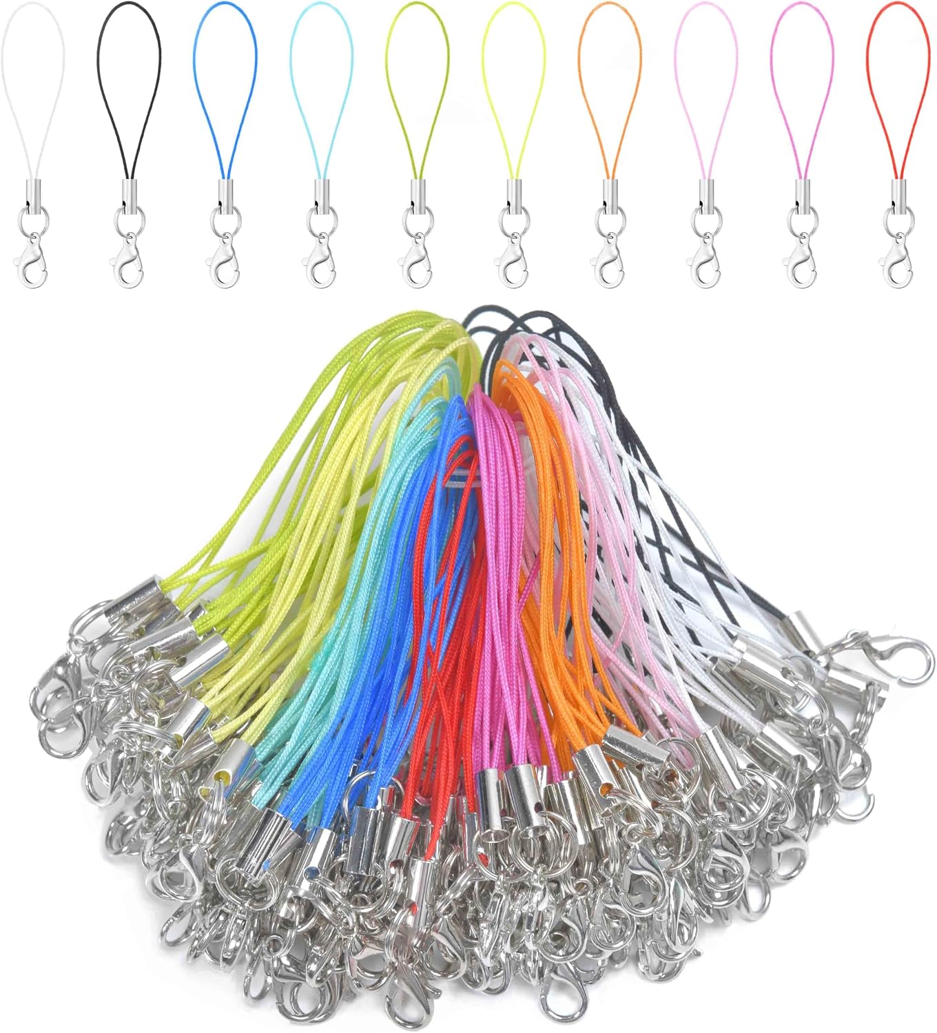 MKCYD Phone Charms Strap with Lobster Claw Clasps, Lanyard Straps
