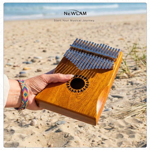 Newlam Kalimba Thumb Piano 17 Keys, Musical Gift for Kids and Adults