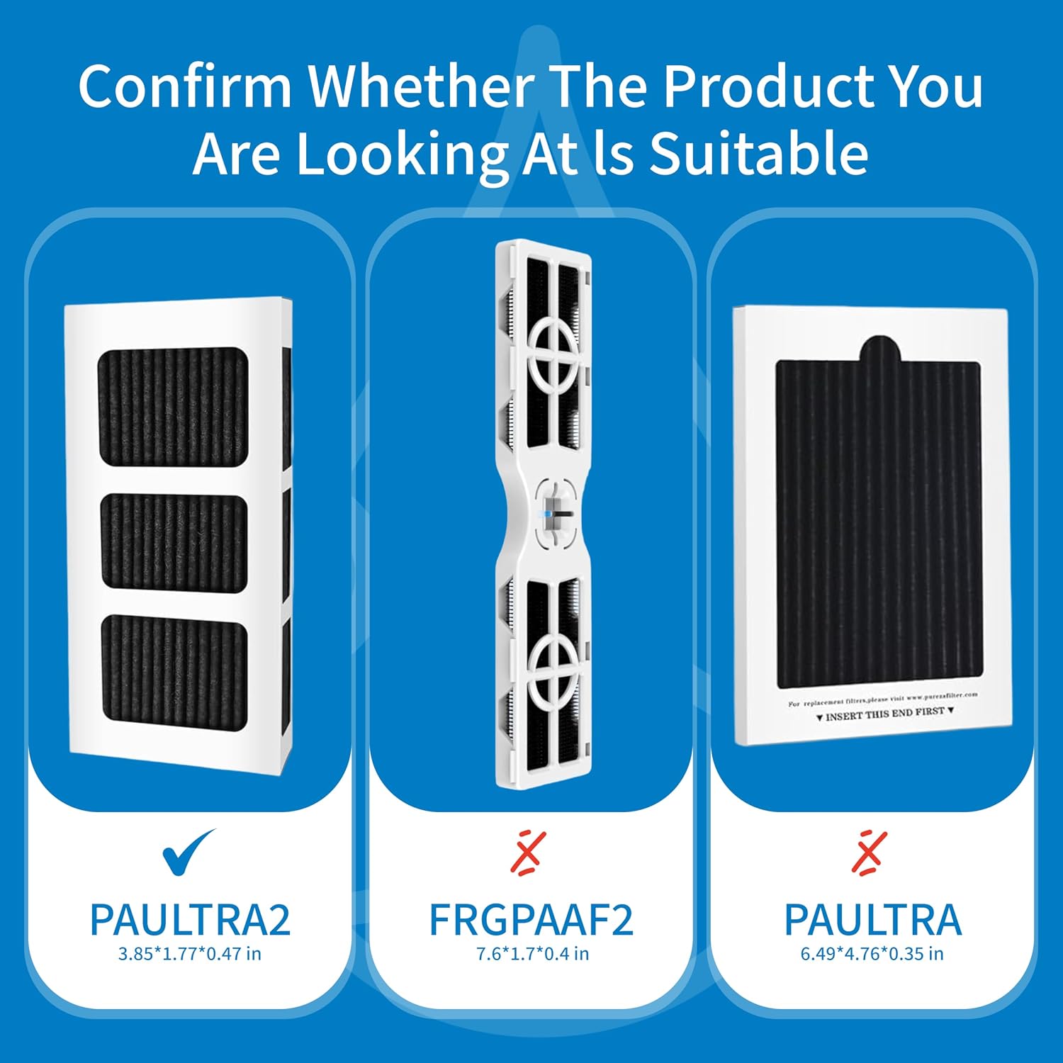 FPPWFU01 & PAULTRA2 Water & Air Filter replacement 2+2 Combo