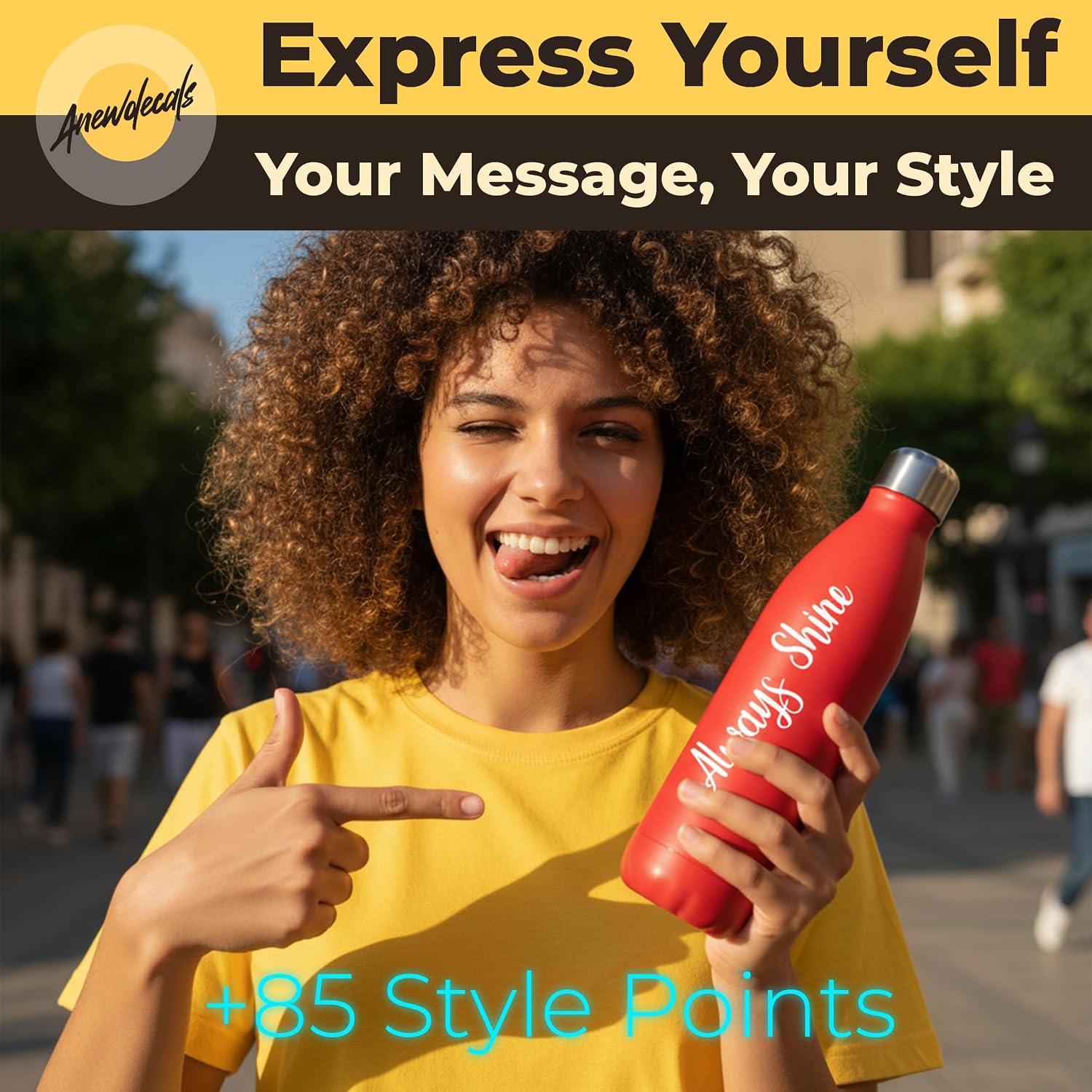 Custom Vinyl Lettering Decals, Personalized Text Name Stickers