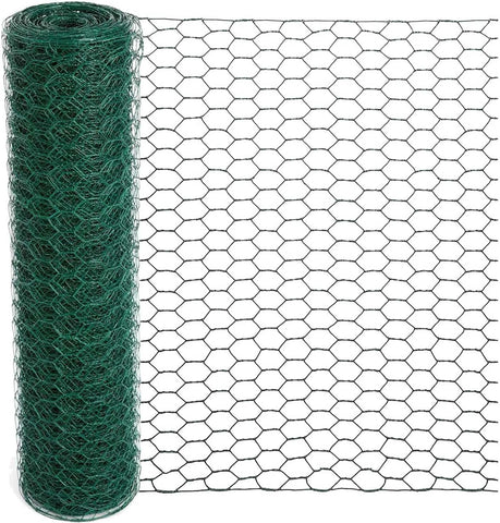 Mklsit Chicken Wire for Floral Arrangements, 15.7 x 157 Inches, Green