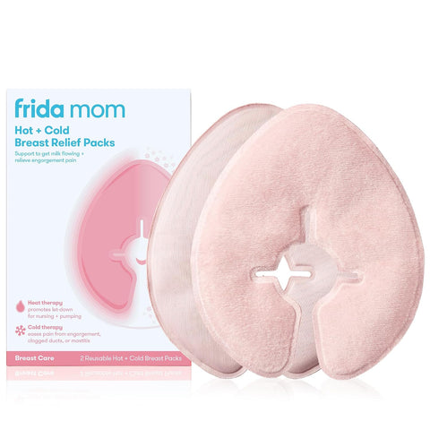 Frida Mom Breast Therapy Packs, Cold & Hot Pack for Pain Relief, 2pk
