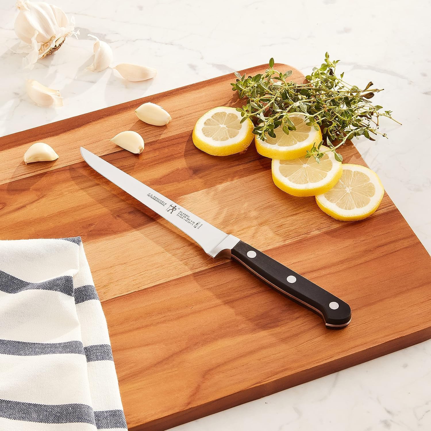 HENCKELS Classic Razor-Sharp 5.5-inch Boning Knife, German Engineered Informed by 100+ Years of Mastery