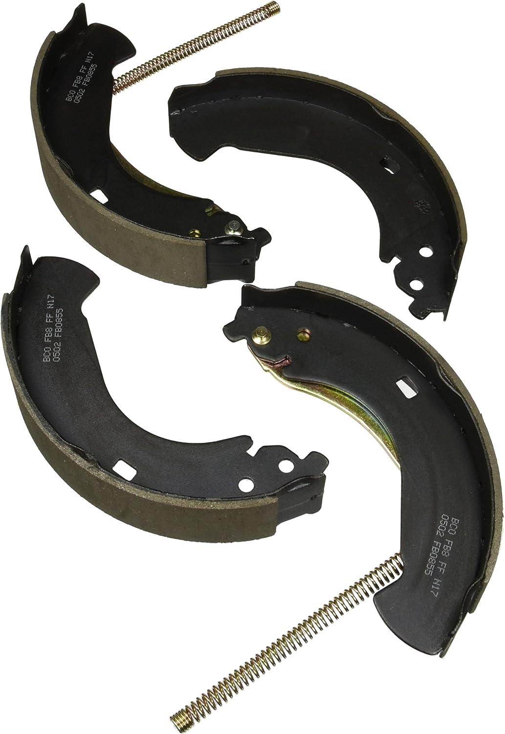 BOSCH BS855 Blue Drum Brake Shoe Set - Rear