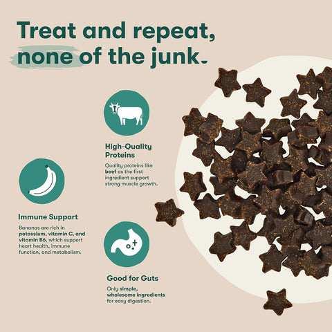 Jinx Dog Training Treats, Bite-Sized Training Treats for Dogs, Beef, 16oz
