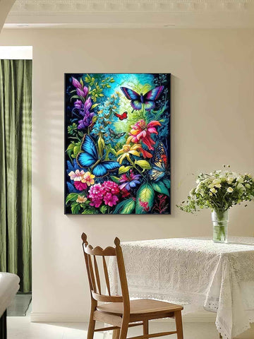 Diamond Art Kits for Adult,Midnight Garden Diamond Painting,11.8X15.8inch