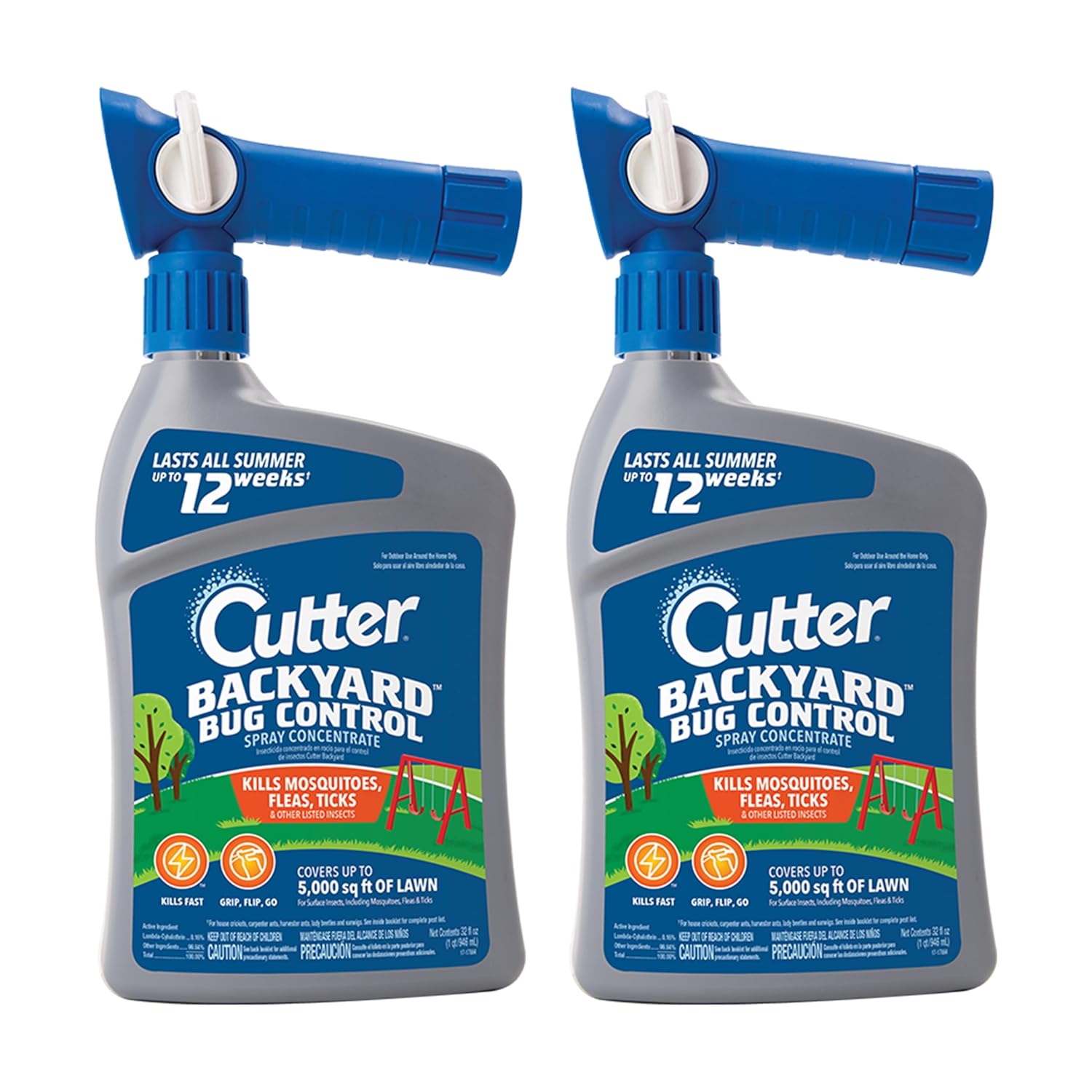 Cutter Backyard Bug Control Spray Concentrate 32 Oz, 2 Pack