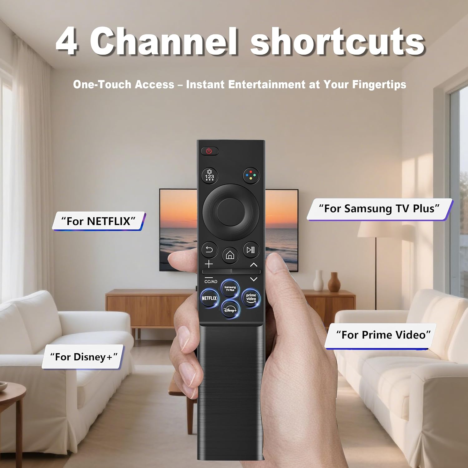Replacement for Samsung TV Remote Control, Universal for All Samsung TVs