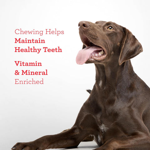 DreamBone Peanut Butter Twisties Rawhide-Free Dog Treats, 25 Count