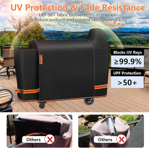 1000D Heavy Duty Grill Cover for Pit Boss Austin XL Grill