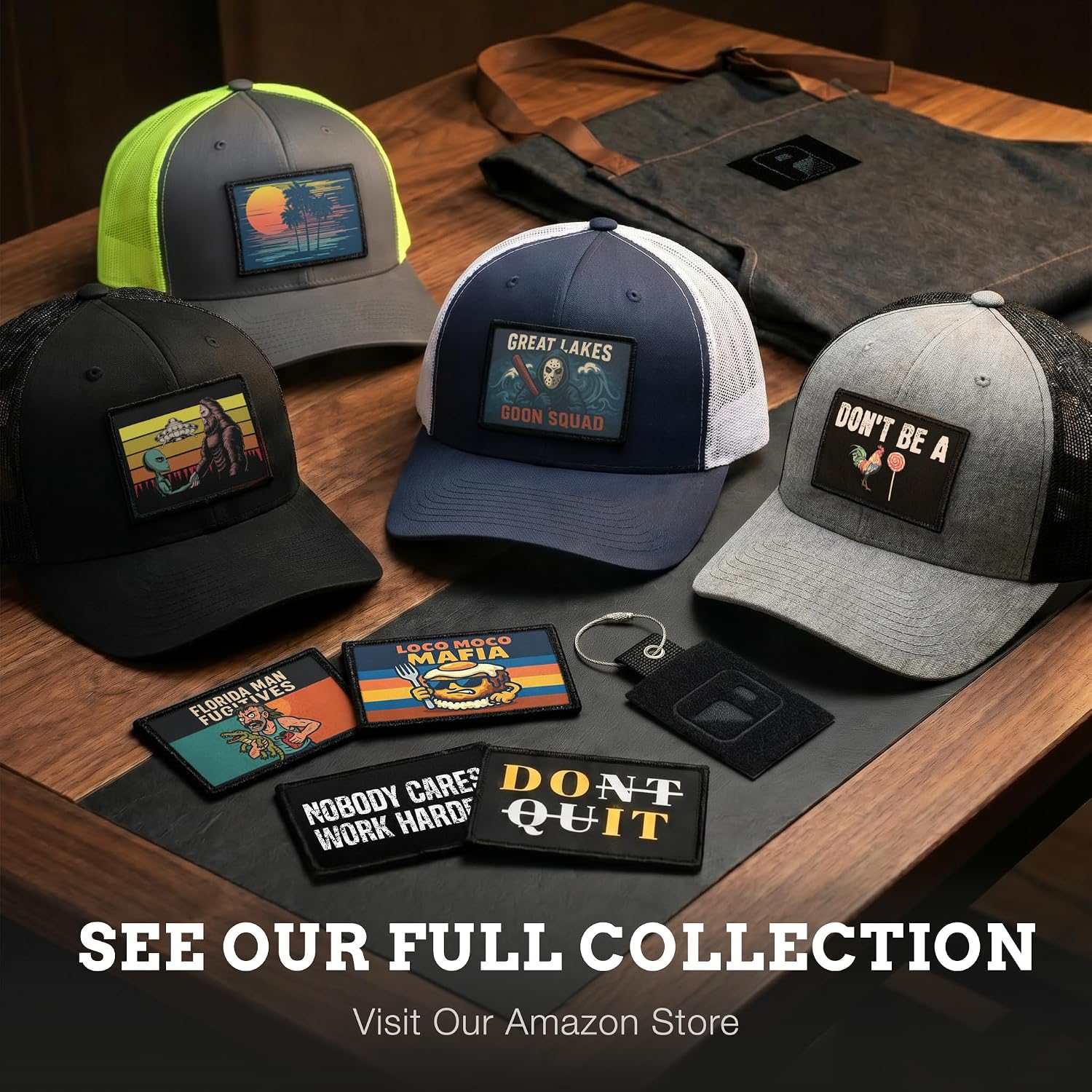 Pull Patch Tactical Snapback Trucker Hat Curved Bill Cap for Morale Patches