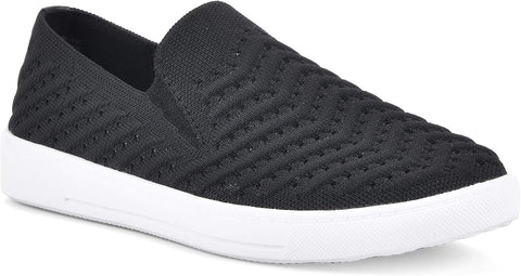 White Mountain Women's Courage Stretch-Knit Slip-On Sneaker