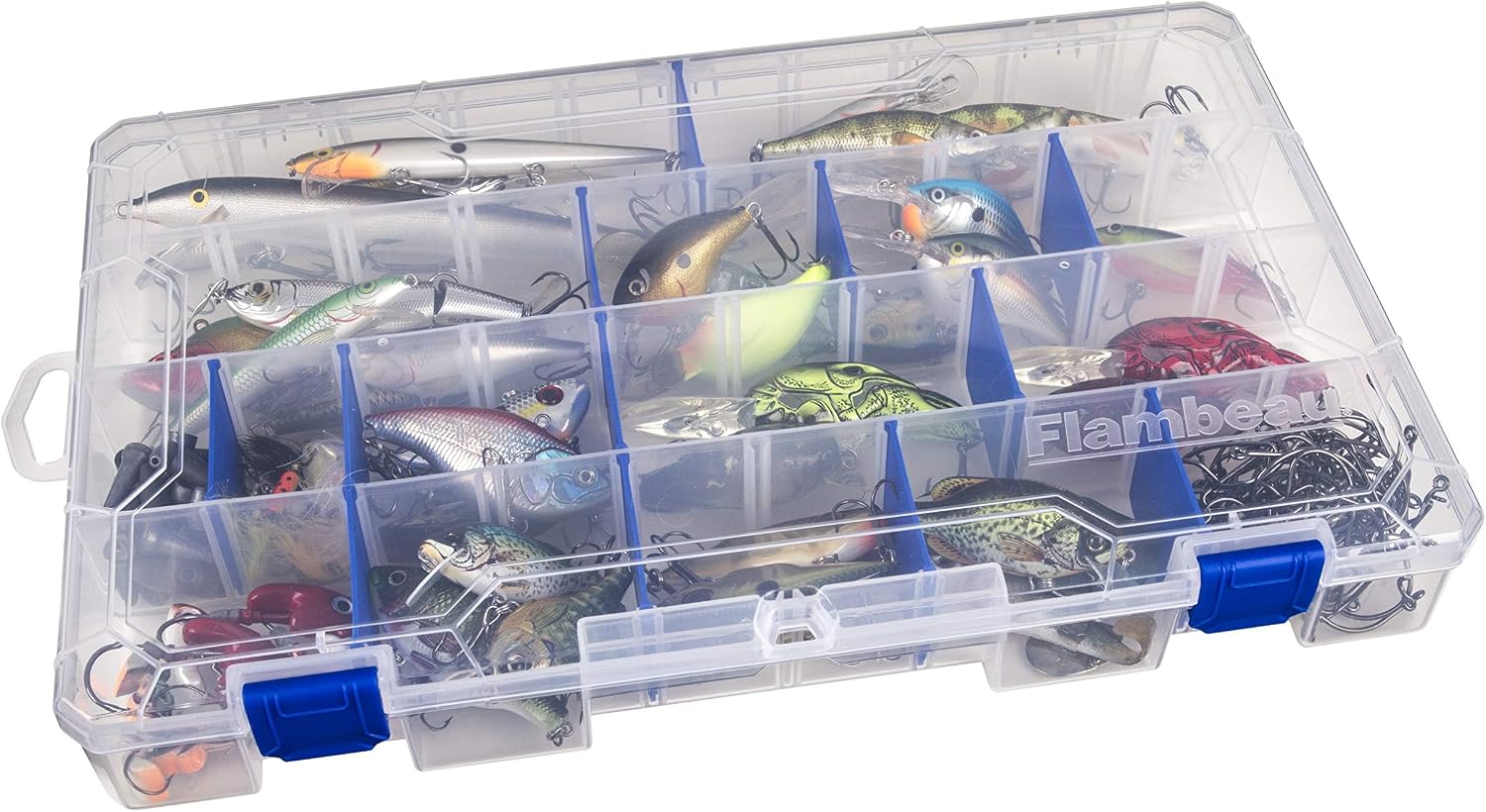 Flambeau Outdoors 5007 Tuff Tainer, 36 Compartments, 18 Zerust Dividers