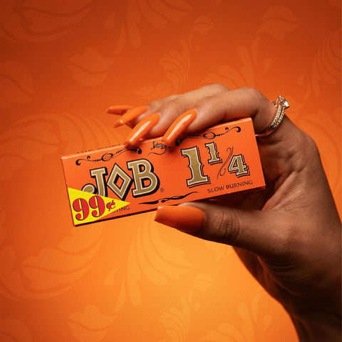Job 1 1/4 Orange Cigarette Rolling Papers 78mm - 100 Count