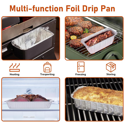 Grease Cup Liners Compatible with Blackstone Griddle 5017 - Griddle Accessories, Disposable Grill Tray, Aluminum Foil Drip Pan Grease Catcher Cup Liner for 17, 22, 28, 36 Inch (30 Pack)