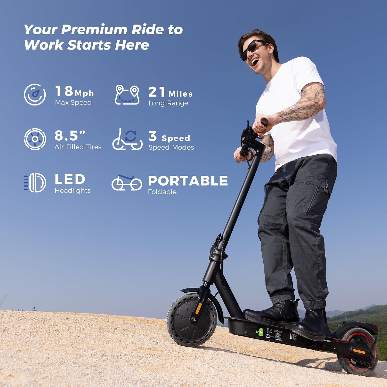 Electric Scooter - Electric Scooter Adults and Teens