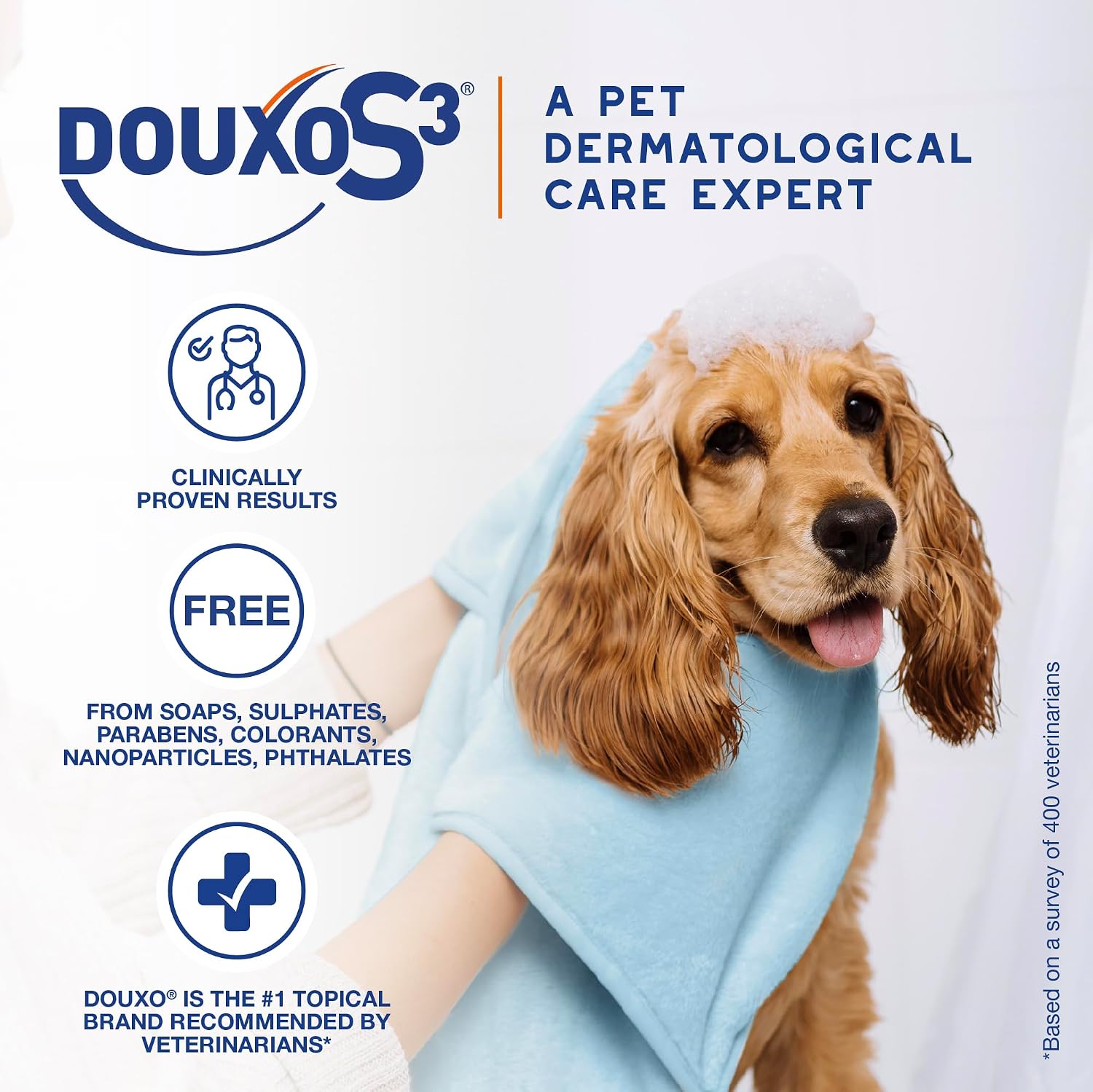 Douxo S3 PYO Medicated Dog Mousse - Bacterial & Yeast Infection Treatment