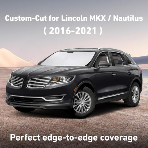 EcoNour Windshield Sunshade Compatible for Lincoln MKX/Nautilus 2016-2021