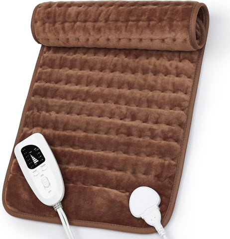 Heating Pad,Electric Heating Pads,Heating Pad for Back,Brown,24x12 Inch
