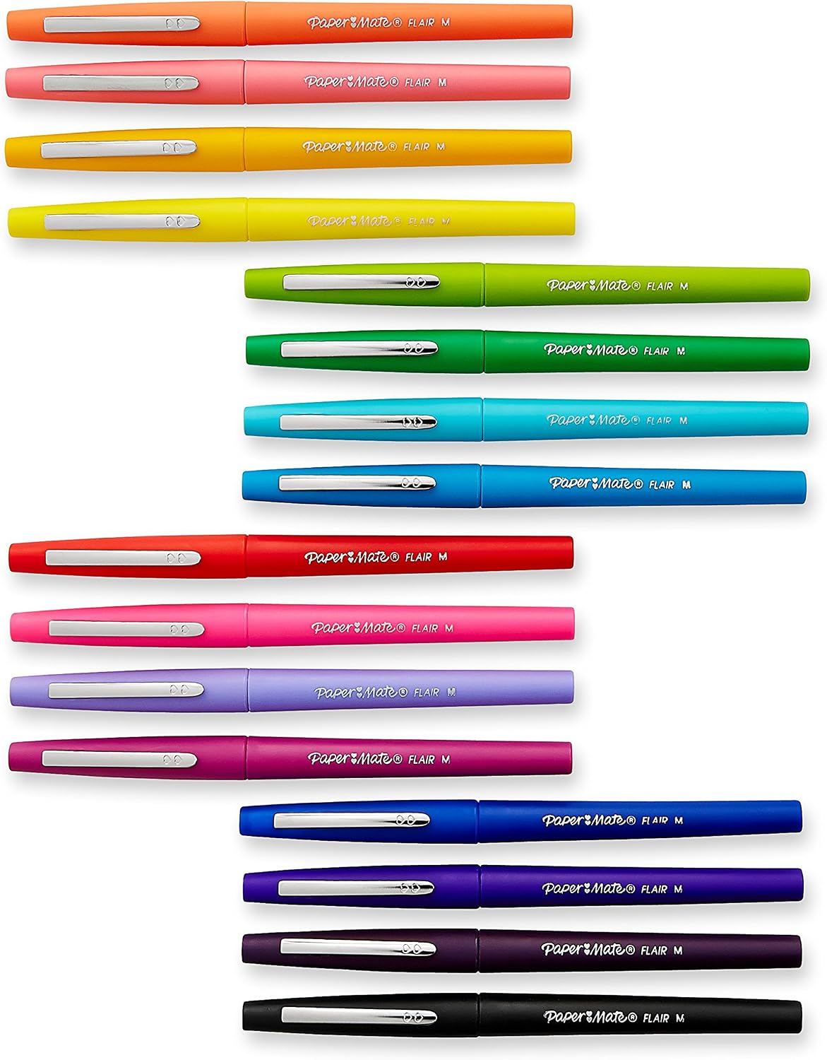 Paper Mate Flair Felt Tip Pens, Medium Point, Limited Edition Candy Pop Pack, Pack of 16 (1979425)