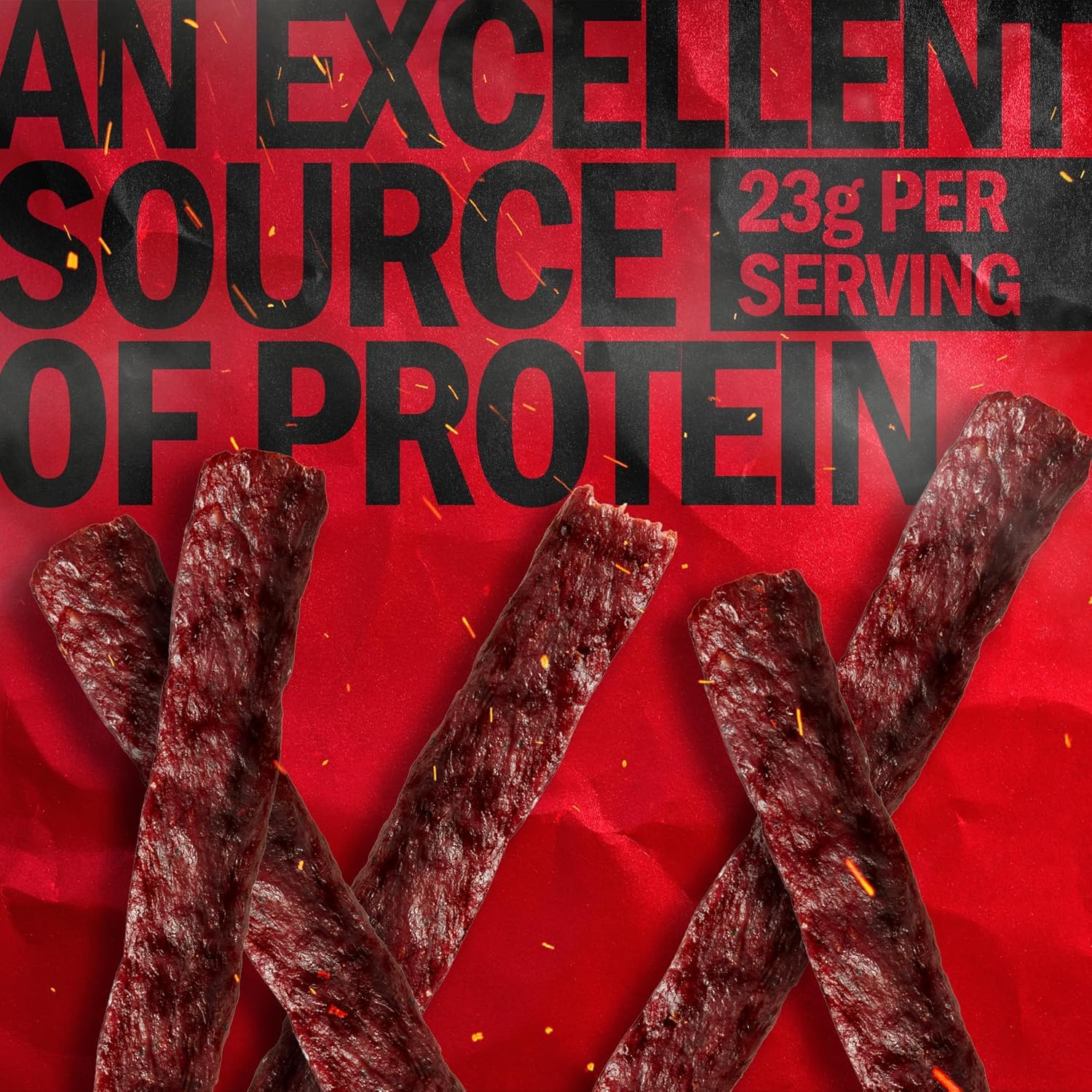 Jack Link's Beef Steak, Original - Protein Snacks, Jerky Meat Snack with 23g of Protein, Made with 100% Beef, Individually Wrapped Bulk Snack Pack, Keto Friendly - 2 Oz. (12 Count)