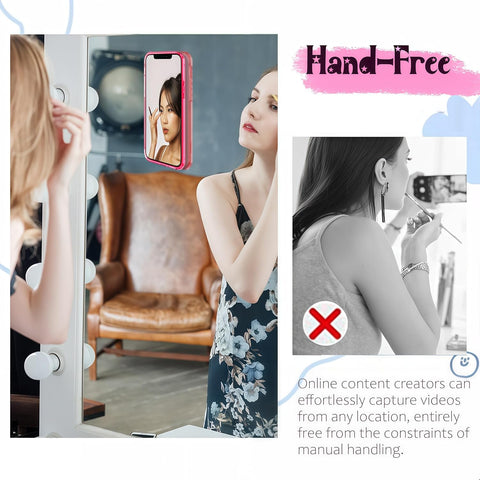 Anteel 2 Pack Silicone Suction Phone Case Mount, Non Slip Sticky Grip for Cellphone, Silicon Adhesive Suction Cup Mount, Strong Grip Holder for Selfies and Videos (Lavender)