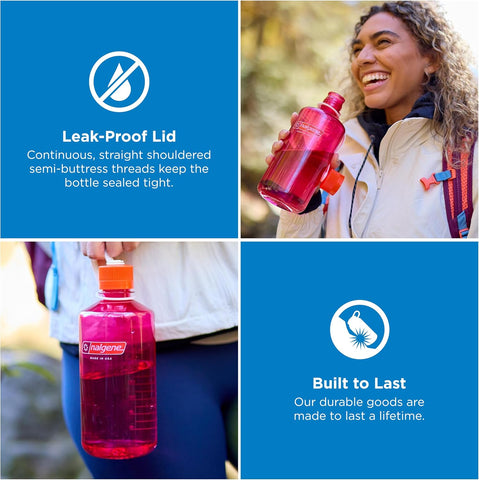 Nalgene 32 oz Narrow Mouth Water Bottle, Amethyst