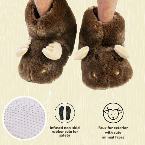 Lazy One Animal Critter Slippers for Kids & Adults, Cute & Cozy Slippers