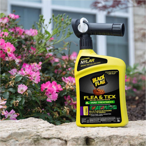 Black Flag Flea and Tick Killer Concentrate Yard Treatment, 32 Oz, 3 Pack