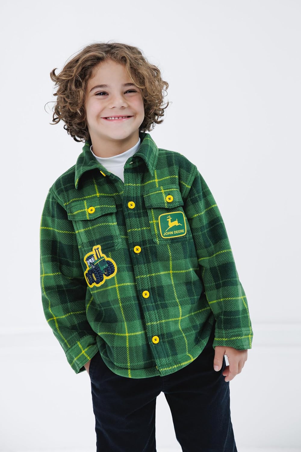 John Deere Matching Family Fleece Lined Shacket