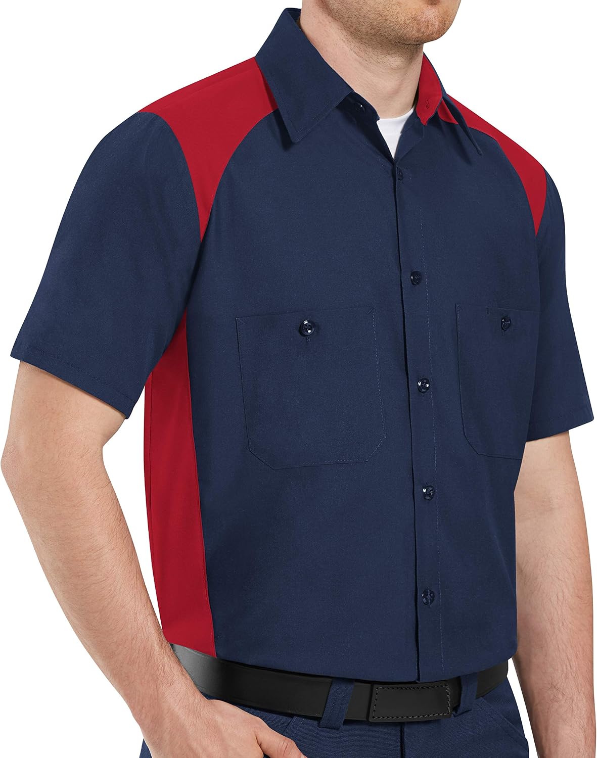 Red Kap Men’s Short Sleeve Motorsports Shirt