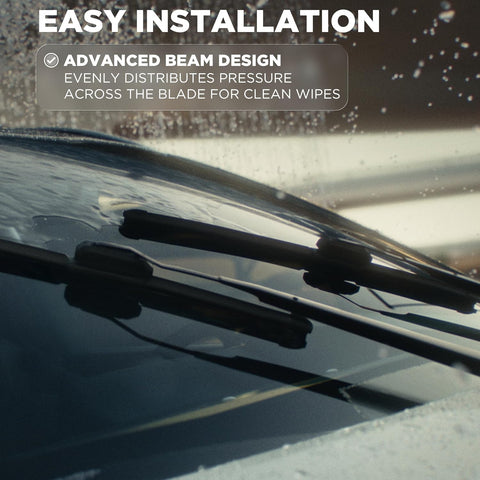 Rain-X 810319 Repellency Water Repellent Wiper Blades, 19" Windshield Wiper, All Weather Streak-Free for Enhanced Visibility w/Water Repellency Formula [Amazon Exclusive]