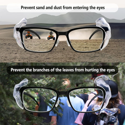 2/4/6/10 Pairs Safety Glasses Side Shields for Eye Protection (2)