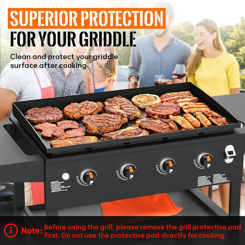 36 Inch Silicone Griddle Mat for Blackstone, Heavy-Duty Cover