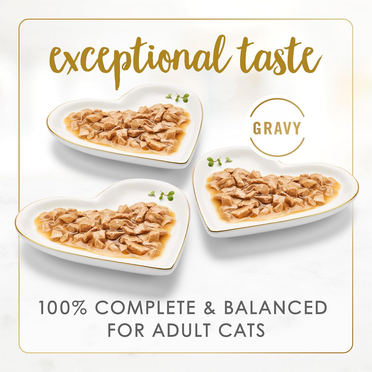 Purina Fancy Feast Gravy Lovers, Poultry & Beef Wet Cat Food, 3oz, 24-Pack