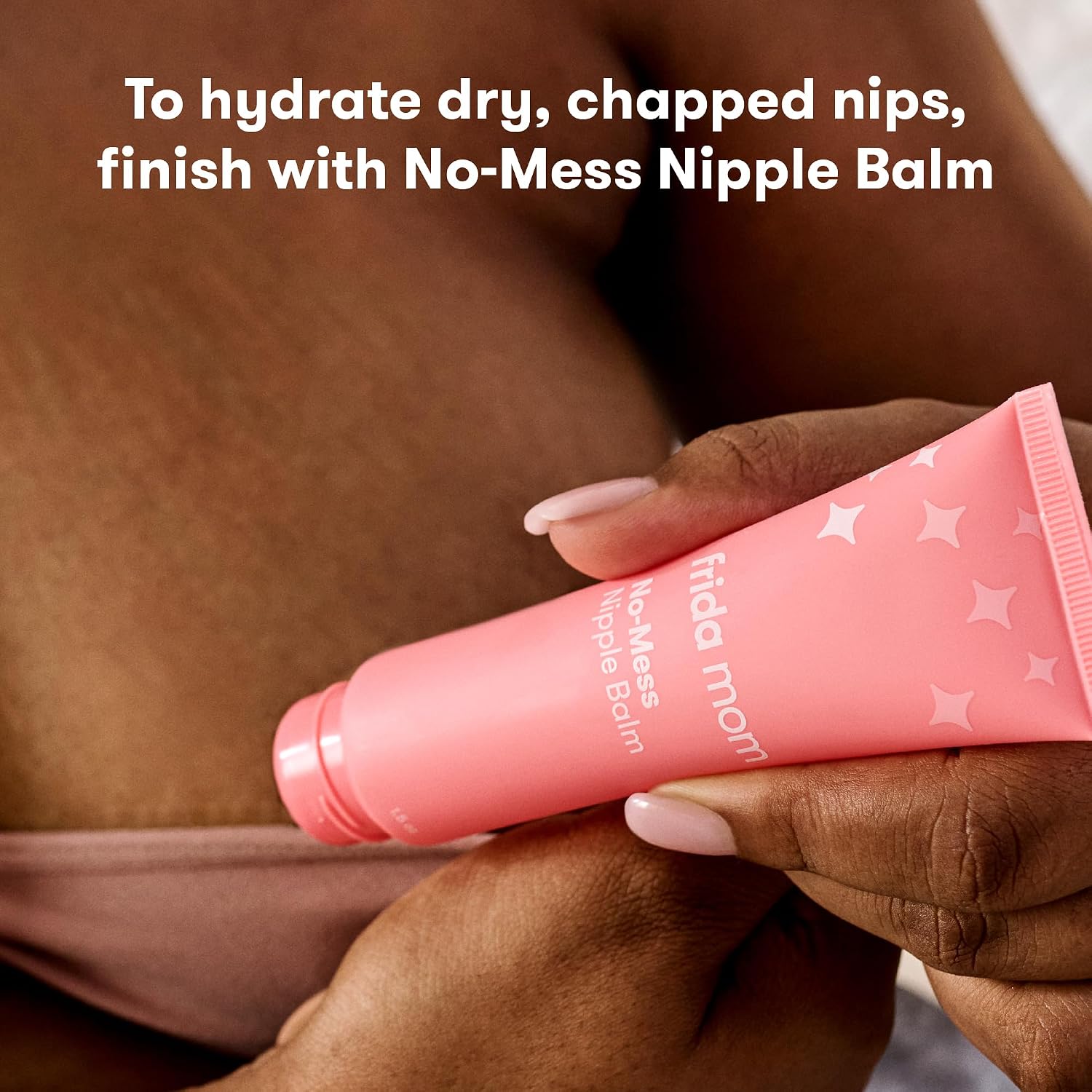 Frida Mom Saline Spray for Cracked Nipples, Spray to Heal Sore, 2 fl oz