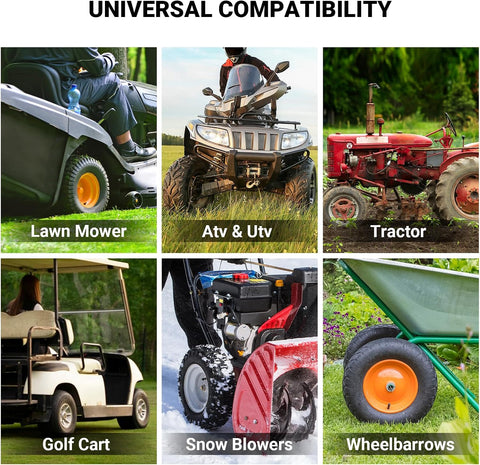 AR-PRO Replacement 23x10.50-12 Tubes, Universal 23x8.50-12 23x9.50-12 Heavy-Duty Inner Tube with TR-13 Straight Valve Stems for Golf Cart, ATV, UTV, Lawn Tractor, Mowers, Garden Trailer, Snow Blowers