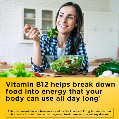 Nature Made Vitamin B12 1000 mcg, Energy Metabolism Support, 150 Softgels