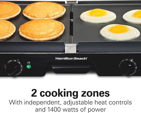 Hamilton Beach 3-in-1 Electric Indoor Grill + Electric Griddle
