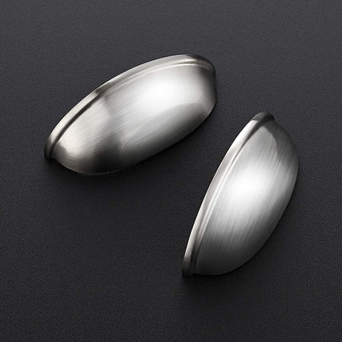 Ravinte Brushed Nickel Drawer Pulls Cabinet Cup Pulls 3 Inch 25 Pack