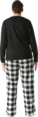 #followme Polar Fleece Pajama Pants Set for Men Sleepwear PJs
