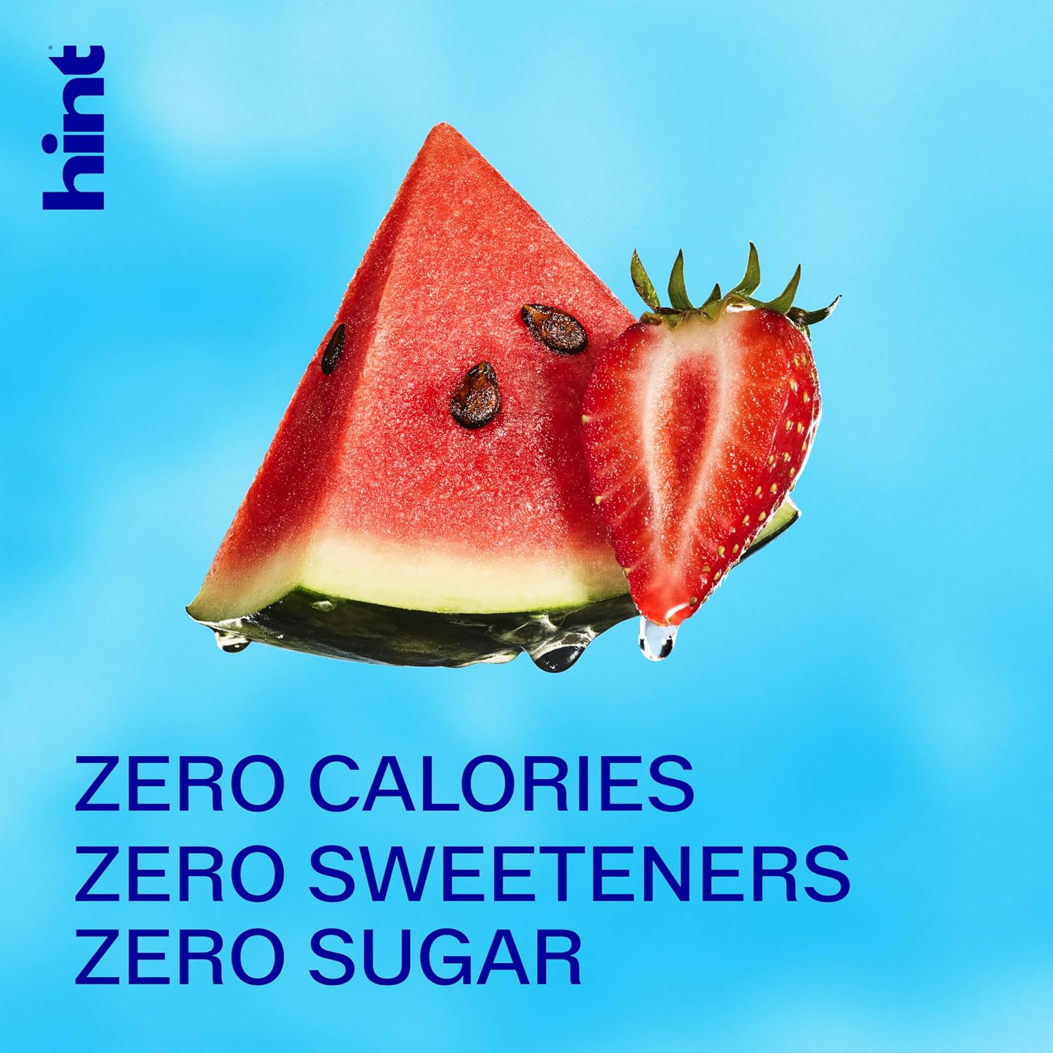 Hint Flavored Water Zero Sugar 0 Calories - Strawberry Watermelon (12 pack)
