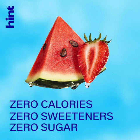 Hint Flavored Water Zero Sugar 0 Calories - Watermelon 16 FL Oz (12 pack)